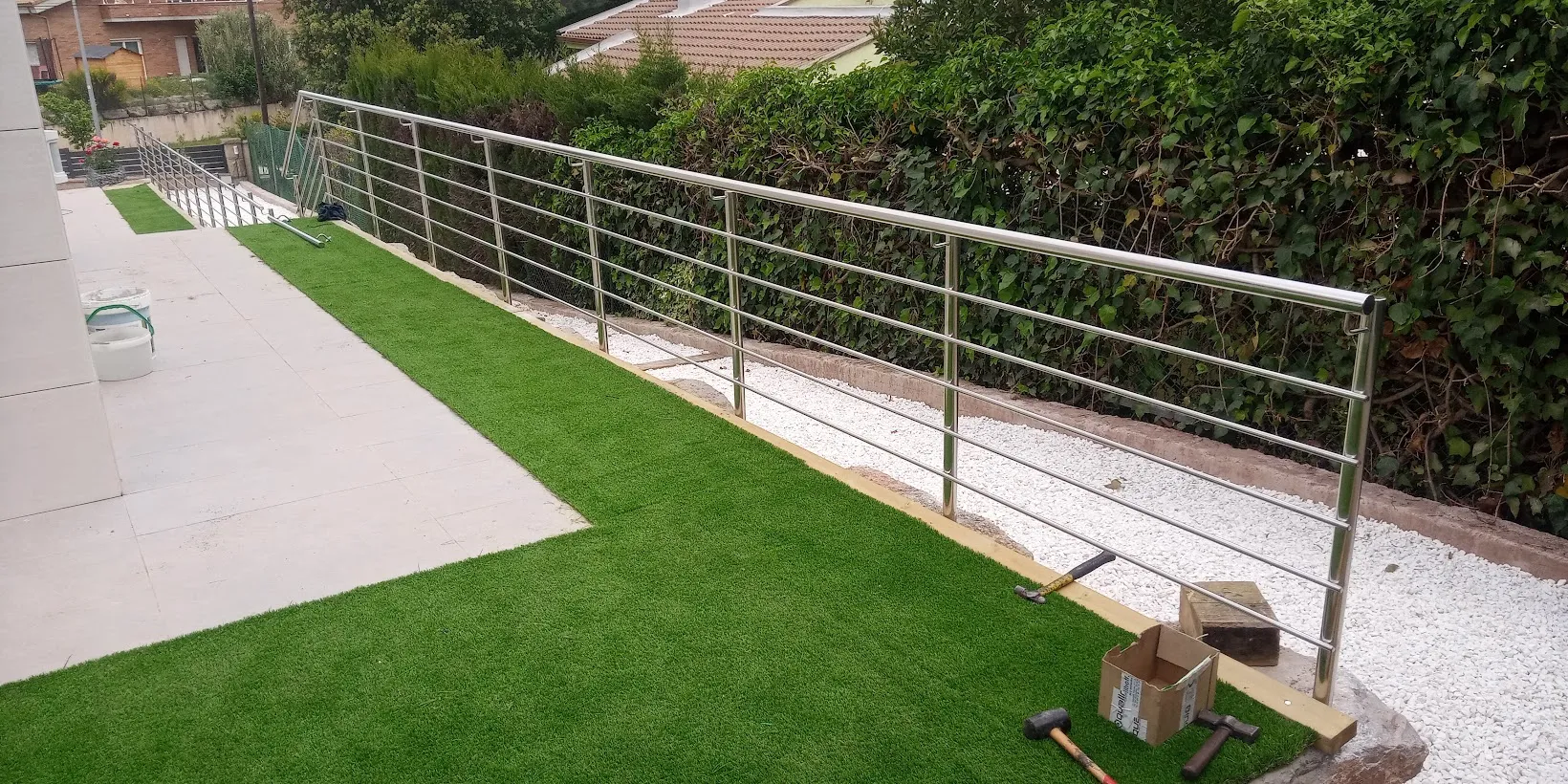 Fabricación barandilla jardín - 4