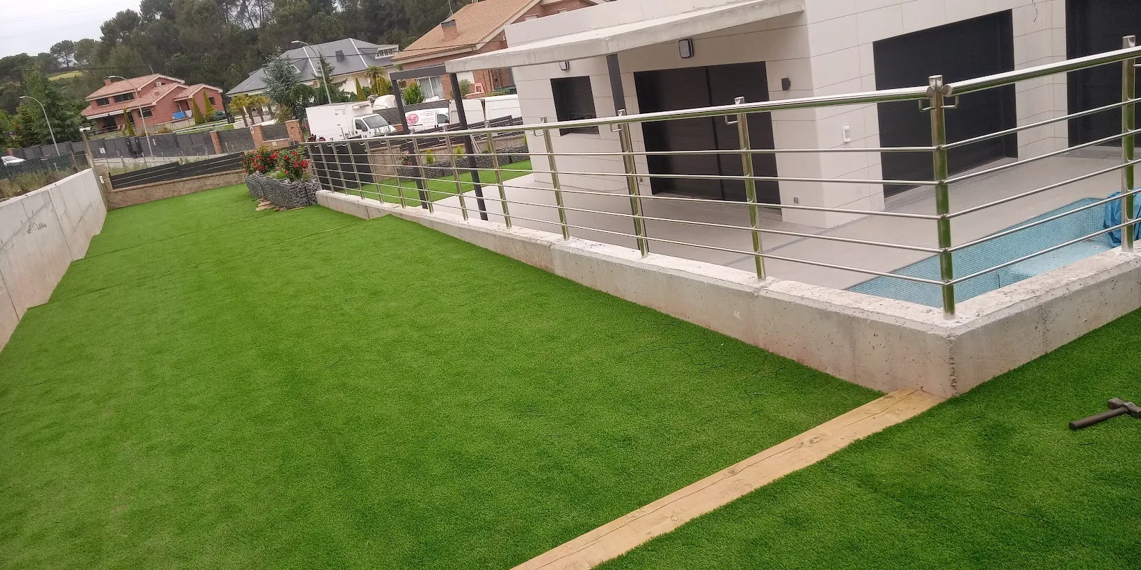 Fabricación barandilla jardín - 1