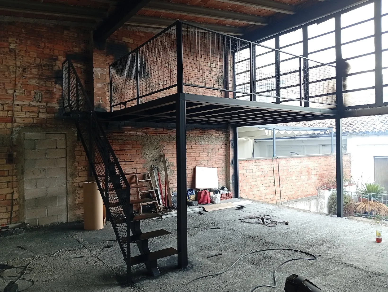 Fabricación estructura altillo para taller - 3